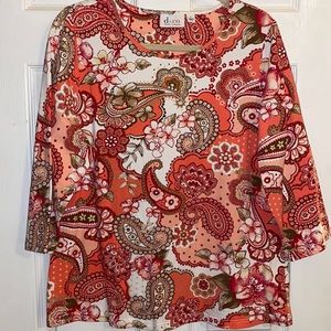 Denim &Co Ladies top Large